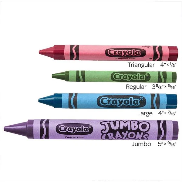 Набір воскової крейди Crayola Crayons 64 кольори 64 шт двічі обернуті для довговічності
