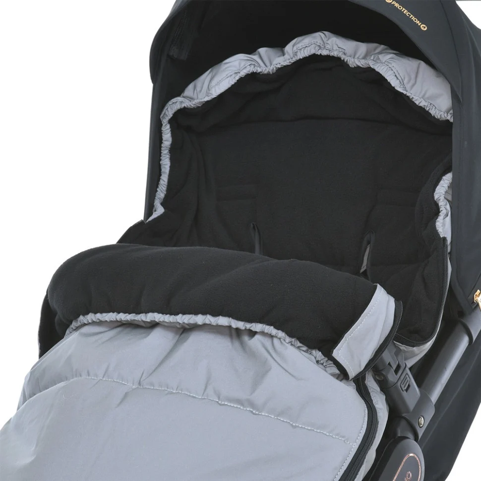 Конверт в коляску ME 1131 Footmuff Plus 100х53 см водонепроникний поліестер чорний