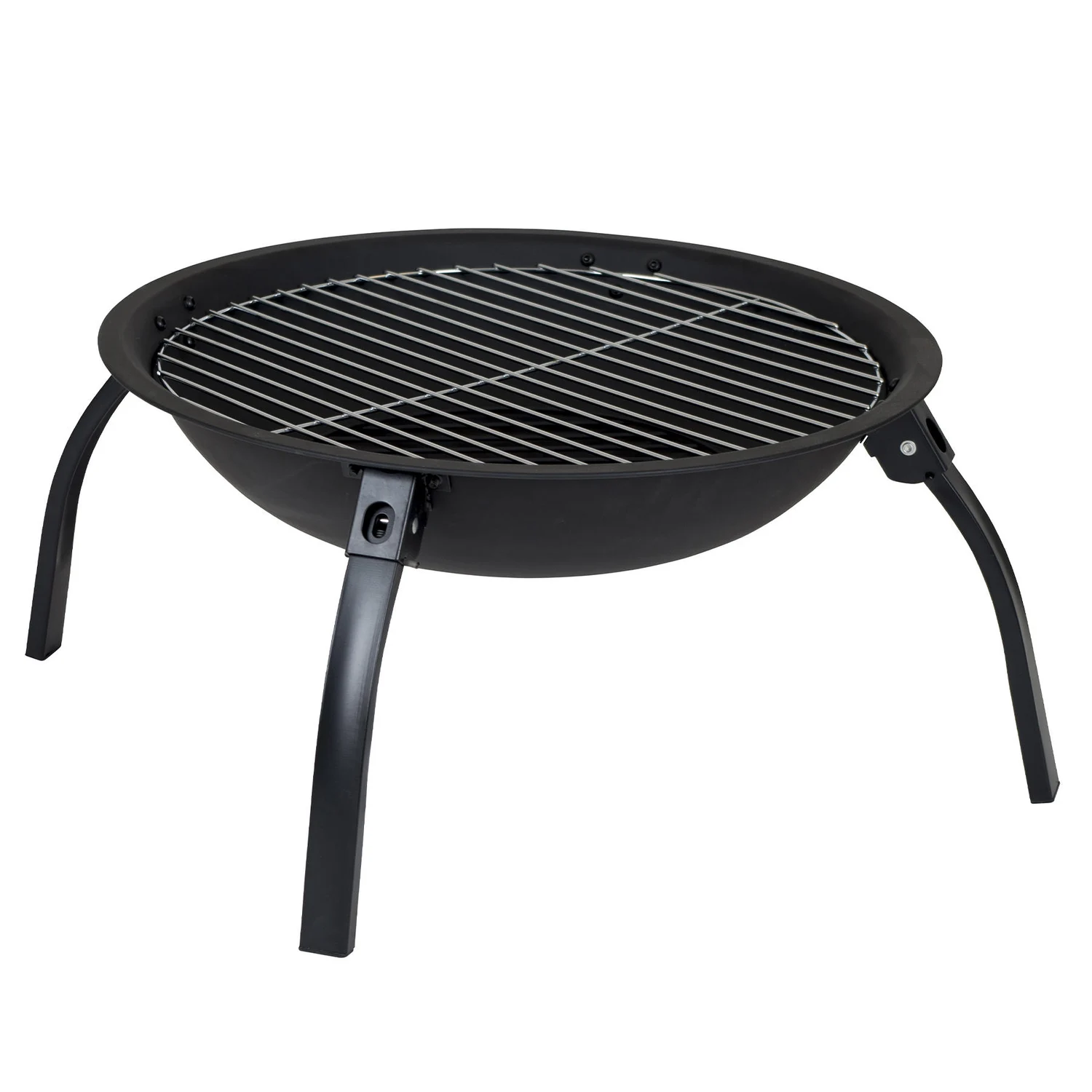 Гриль угольный Bo-Camp Firebowl Harrow 500х500х300 мм сталь черный