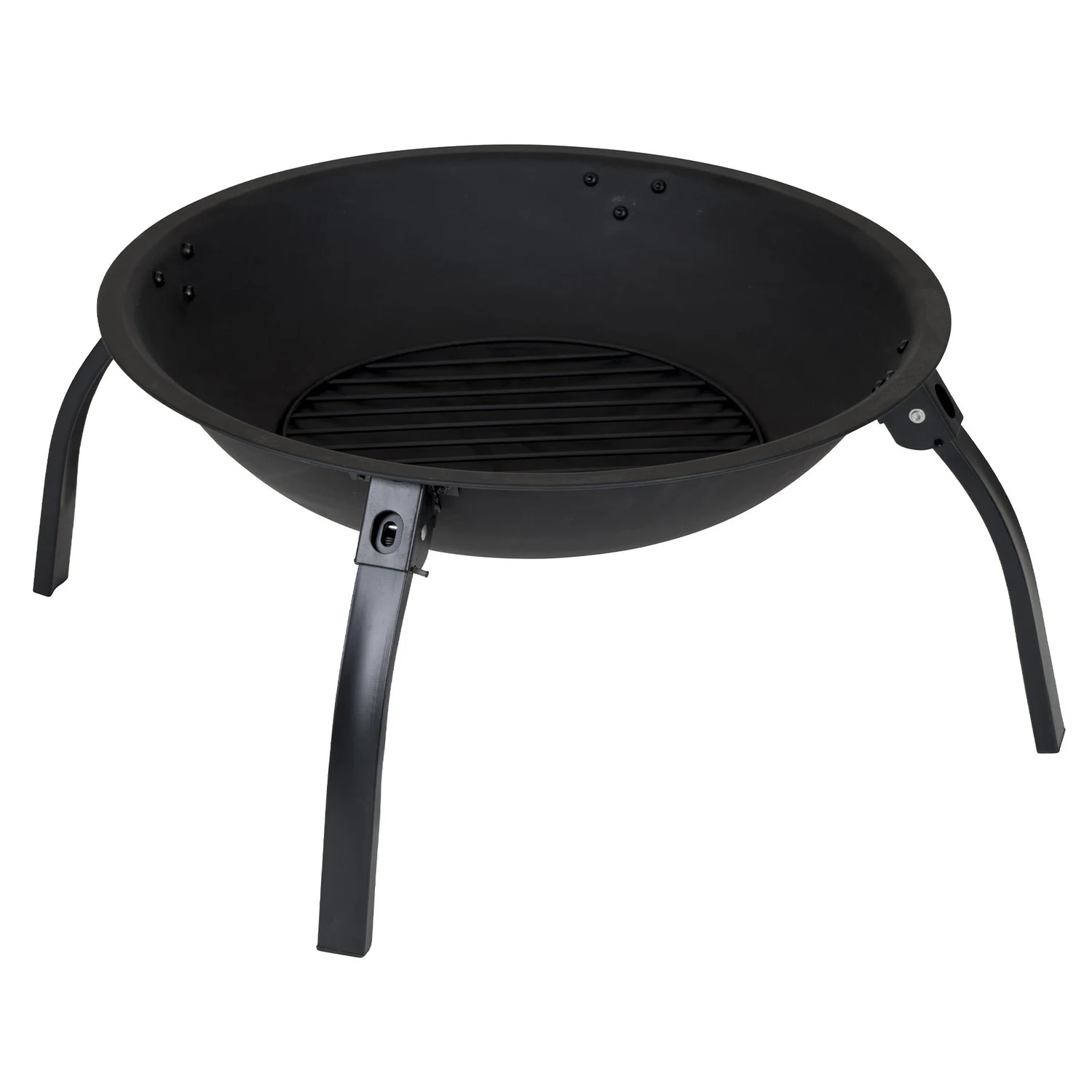 Гриль вугільний Bo-Camp Firebowl Harrow 500х500х300 мм сталь чорний