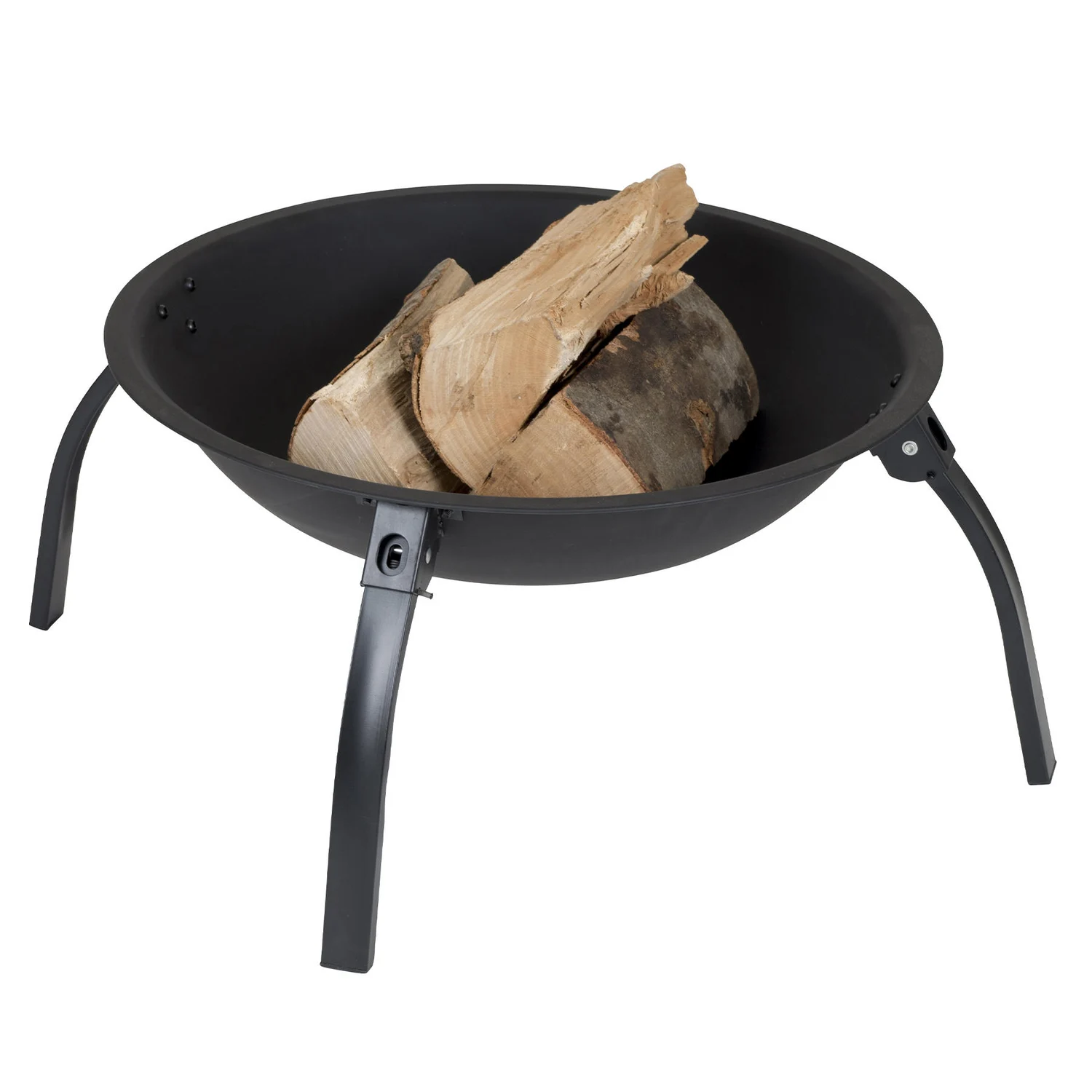 Гриль вугільний Bo-Camp Firebowl Harrow 500х500х300 мм сталь чорний