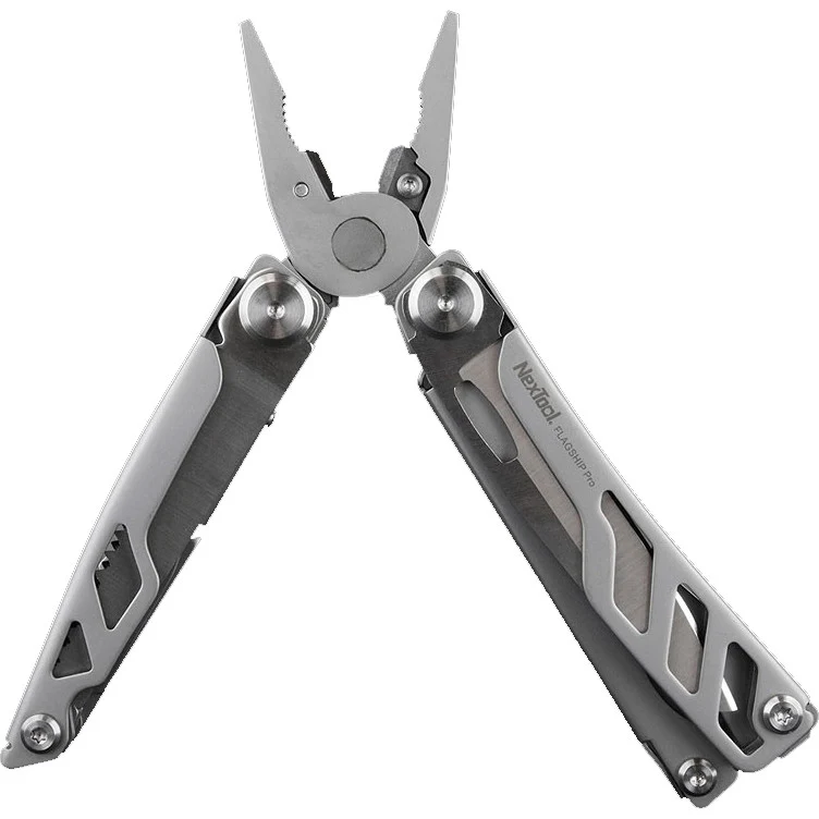 Мультитул NexTool Flagship Pro NE20220 16 в 1 сталь 3Cr13 11 см сірий сріблястий
