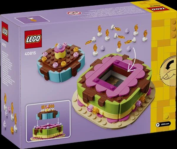 Конструктор LEGO Торт на день народження 219 деталей пластик різнобарвний