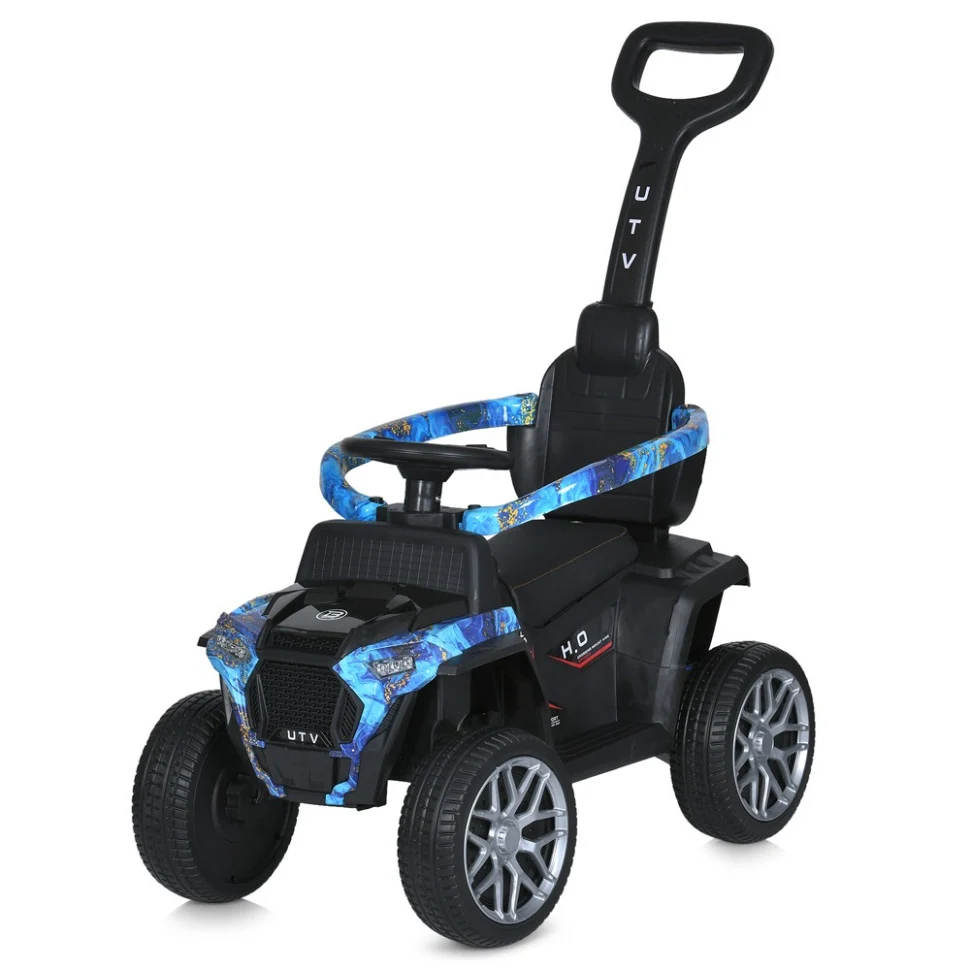 Детский электроквадроцикл Bambi Racer M 5732EBLR 2в1 до 23 кг еко-шкіра 74х44х59,5 см червоний