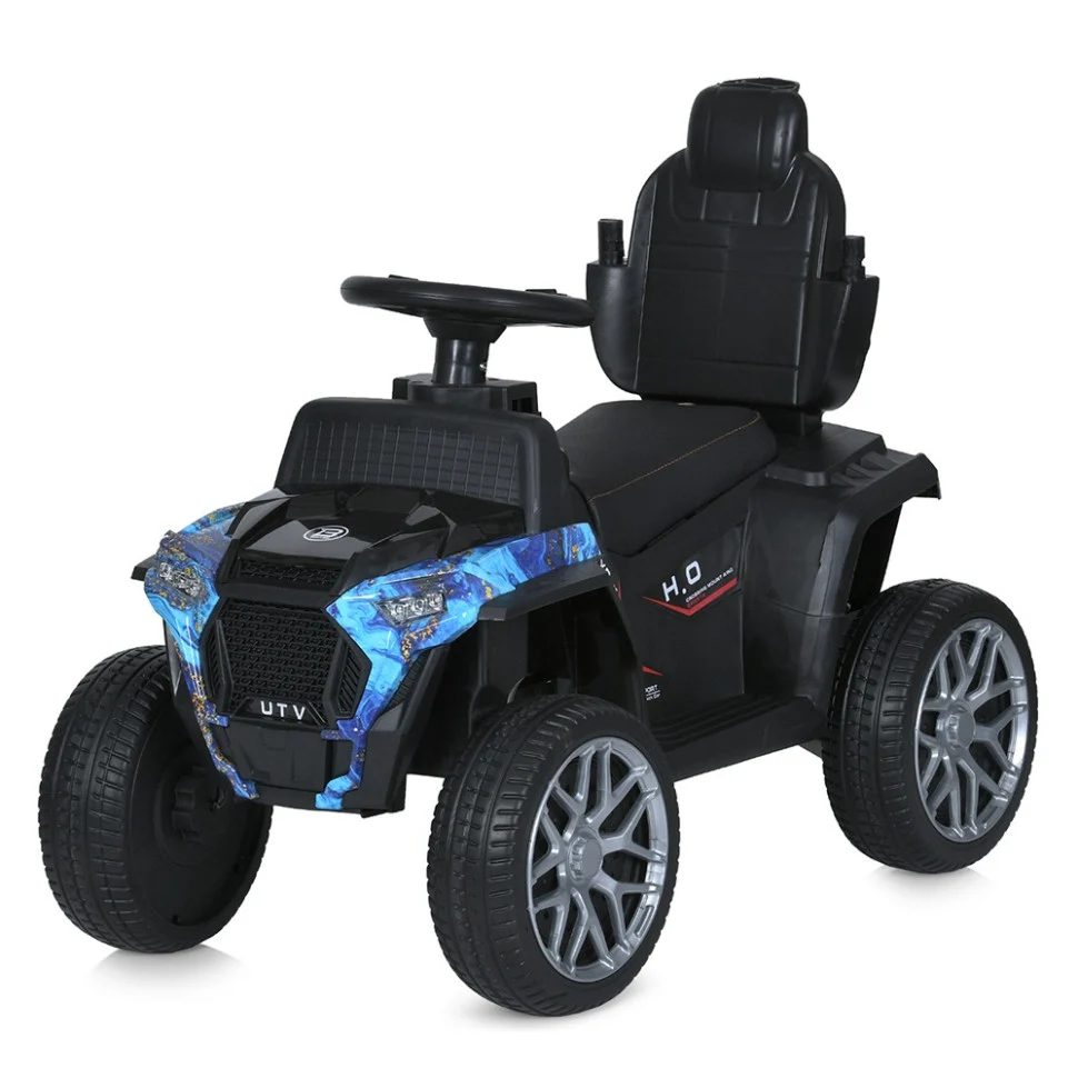 Детский электроквадроцикл Bambi Racer M 5732EBLR 2в1 до 23 кг еко-шкіра 74х44х59,5 см червоний