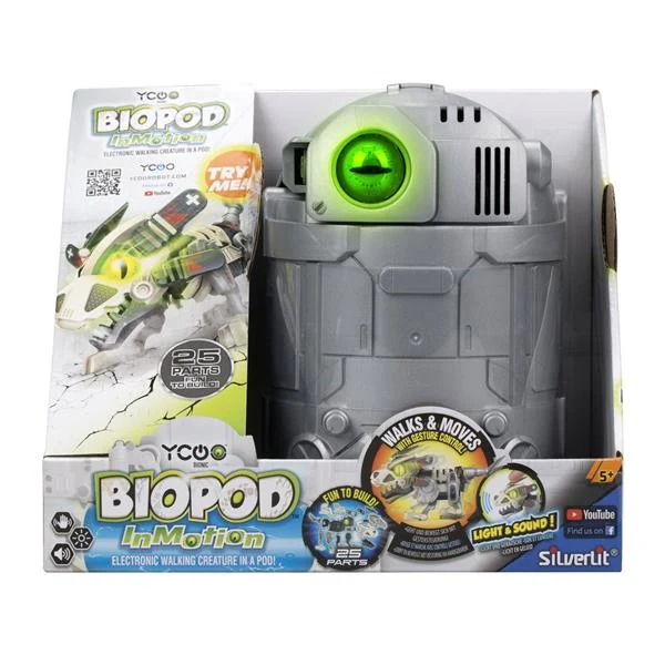 Інтерактивний робот Робозавр Biopod 23 см пластик сірий
