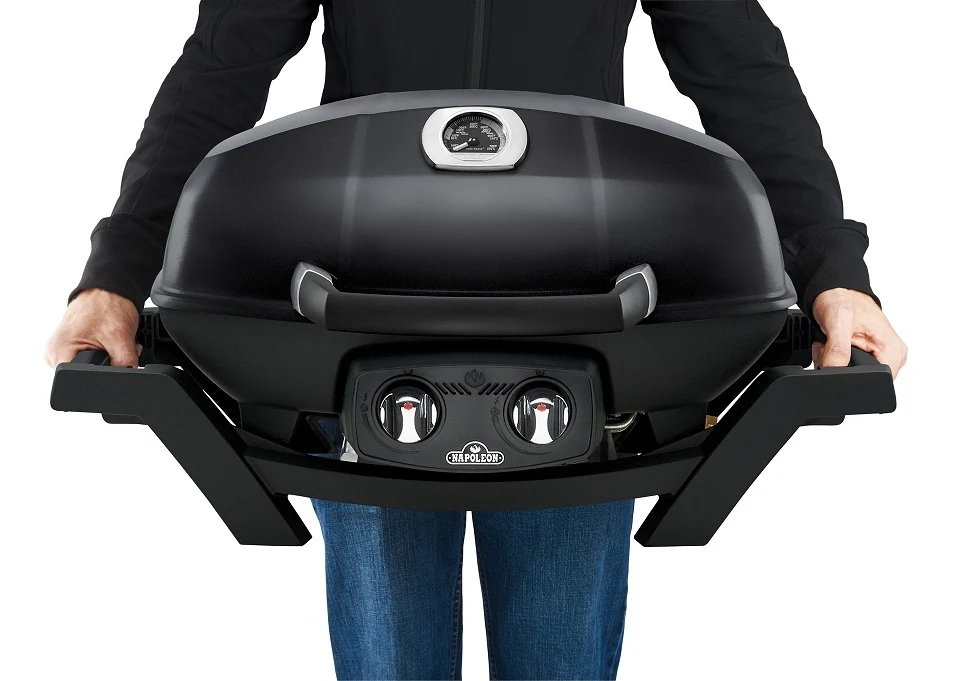 Газовий гриль Napoleon TravelQ PRO-285 74х38х47 см литий алюміній чорний
