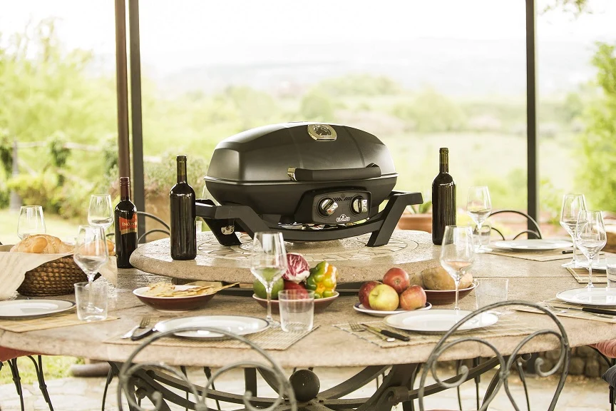 Газовий гриль Napoleon TravelQ PRO-285 74х38х47 см литий алюміній чорний