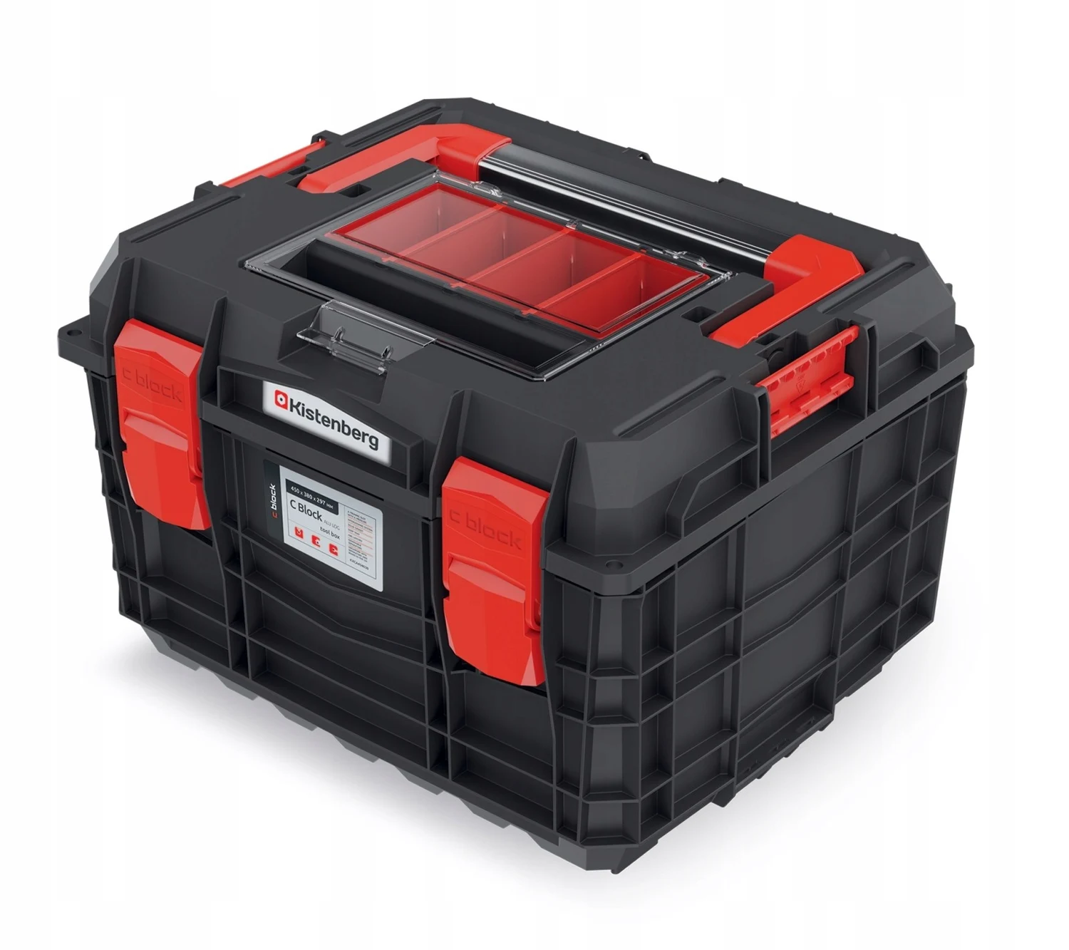 Модульний комплект ящиків для інструментів Kistenberg C-Block ALU LOG 450x380x845 см алюміній