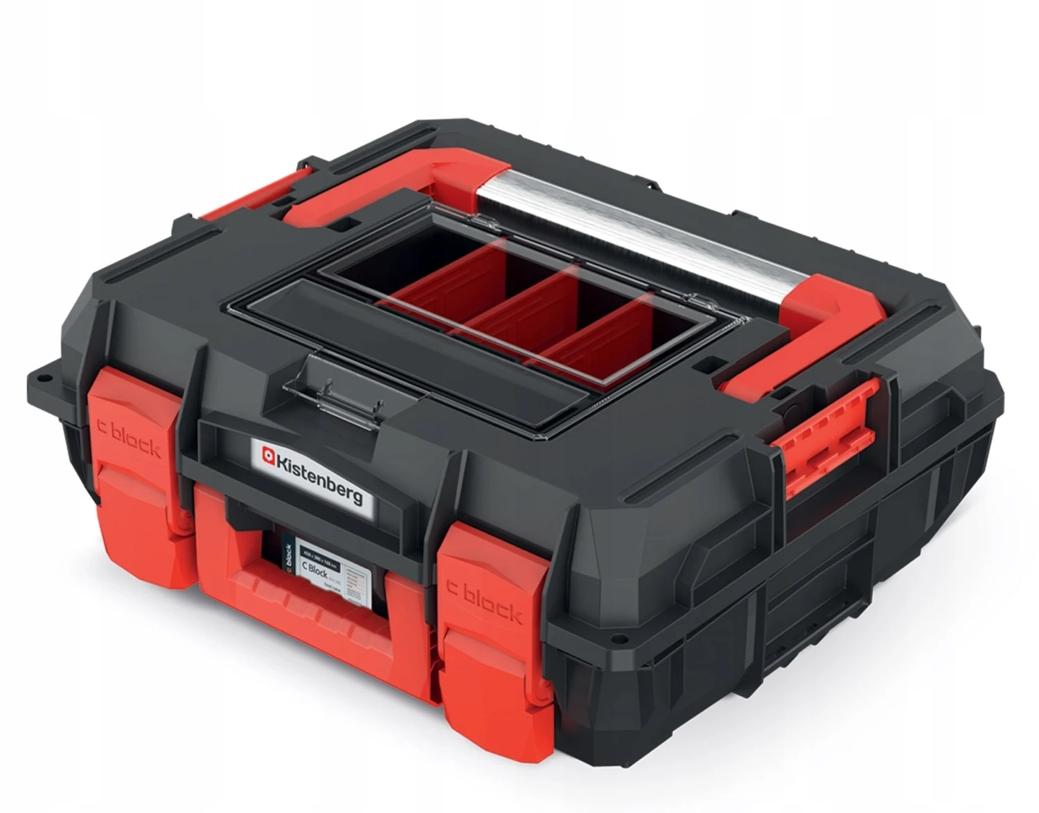 Модульний комплект ящиків для інструментів Kistenberg C-Block ALU LOG 450x380x845 см алюміній