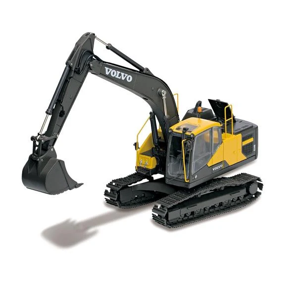 Екскаватор Bburago Volvo EC220E 1:50 метал-пластик жовтий чорний
