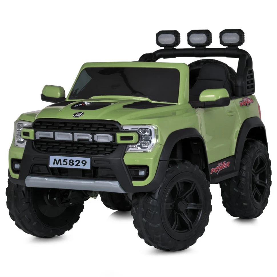 Дитячий електромобіль Джип M 5829EBLR-5 12V 9AH пластик червоний 20 кг