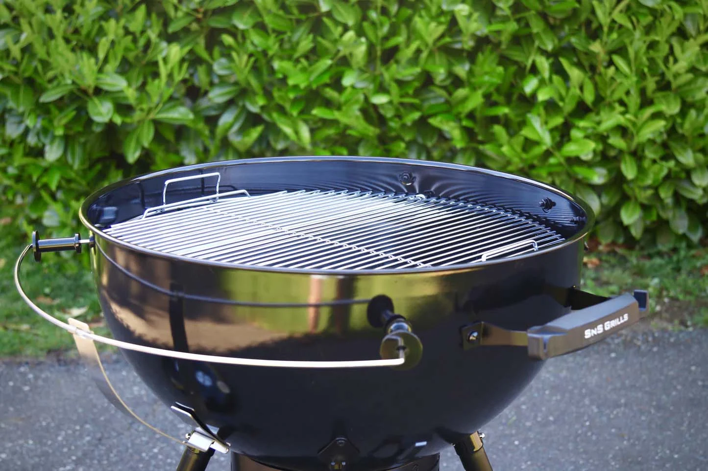 Вугільний гриль Slow 'N Sear Black Edition Kettle 57 см сталь чорний
