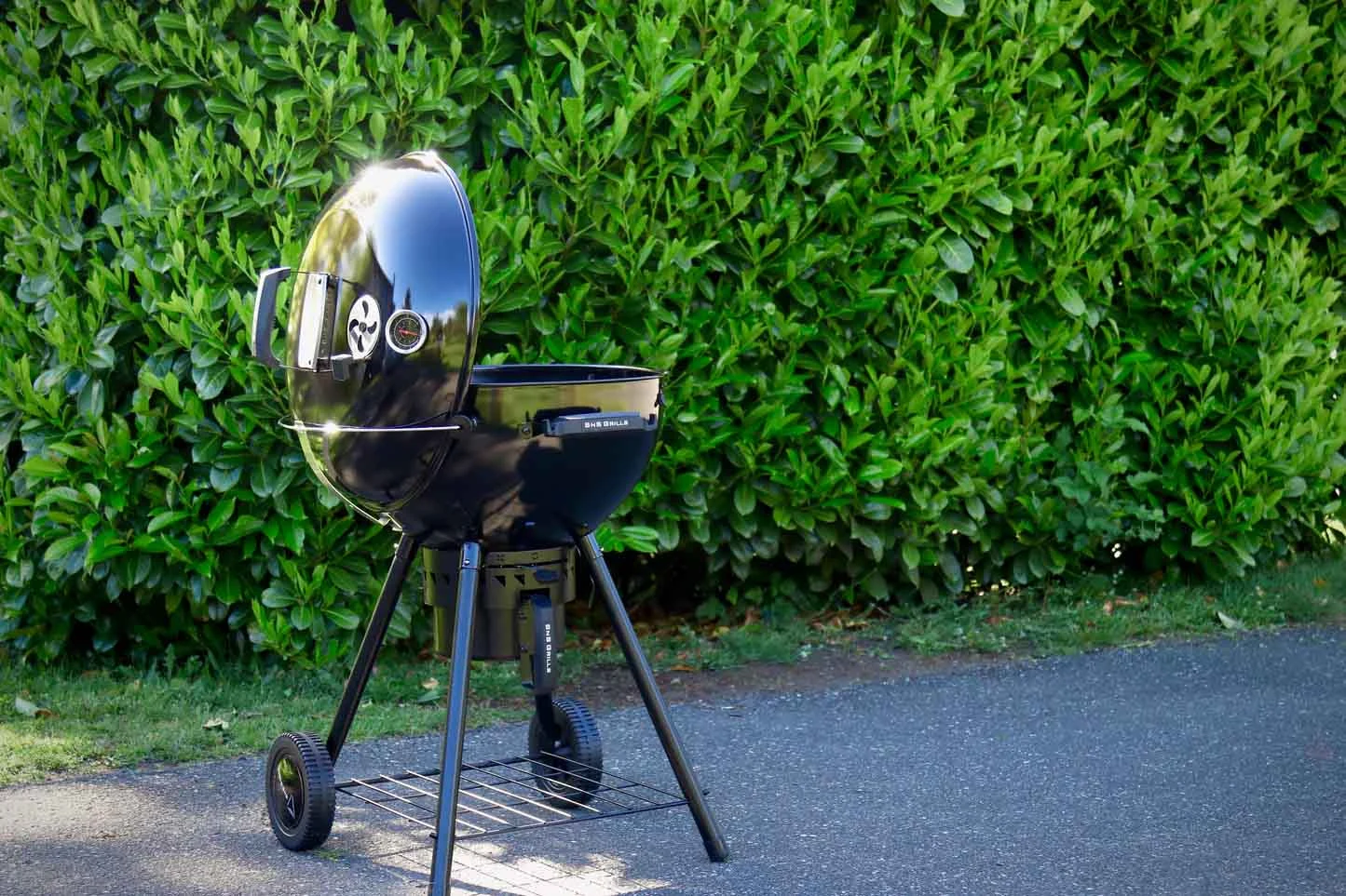 Вугільний гриль Slow 'N Sear Black Edition Kettle 57 см сталь чорний