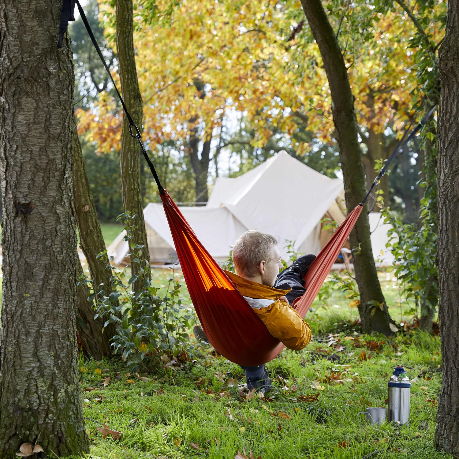 Гамак туристичний Grand Canyon Bass Hammock 320х130 см 70D Нейлон Rooibos Tea Red