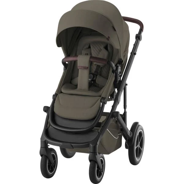 Прогулянкова коляска Britax-Romer Smile 5Z багатопозиційна оливкова 90x40x57 см екошкіра