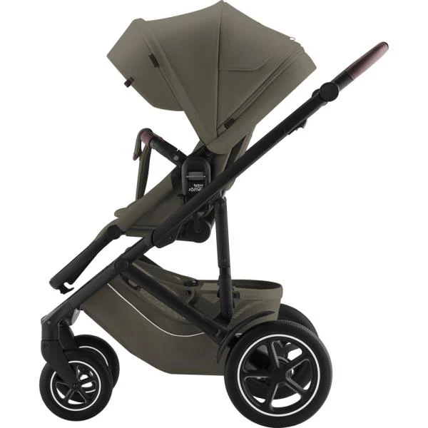 Прогулянкова коляска Britax-Romer Smile 5Z багатопозиційна оливкова 90x40x57 см екошкіра