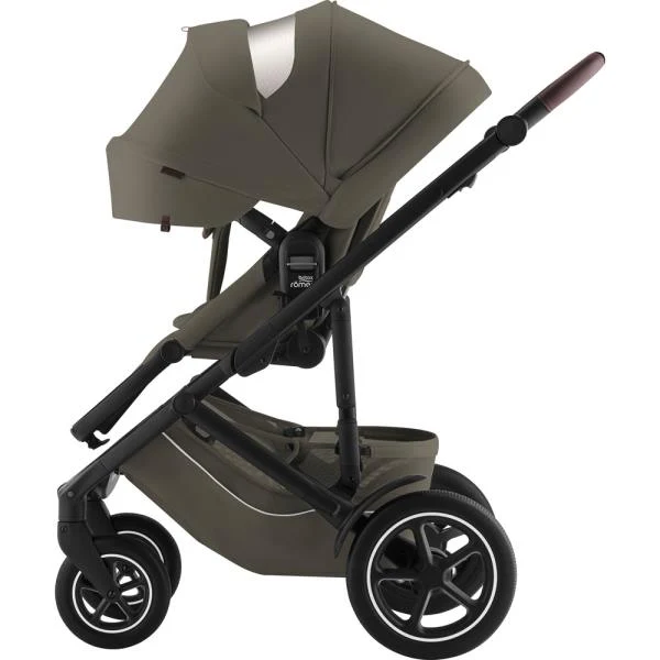 Прогулянкова коляска Britax-Romer Smile 5Z багатопозиційна оливкова 90x40x57 см екошкіра
