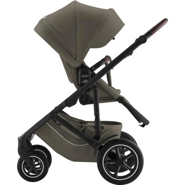 Прогулянкова коляска Britax-Romer Smile 5Z багатопозиційна оливкова 90x40x57 см екошкіра
