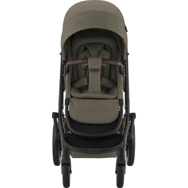 Прогулянкова коляска Britax-Romer Smile 5Z багатопозиційна оливкова 90x40x57 см екошкіра