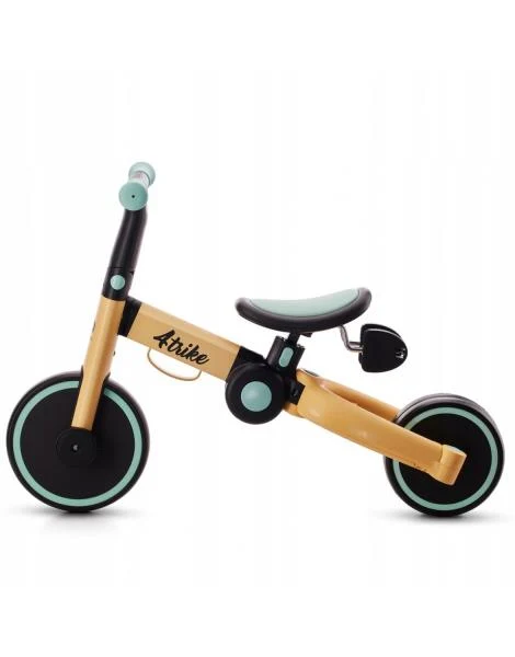 Триколісний велосипед 4TRIKE жовтий блакитний алюміній 88,5х50х43 см