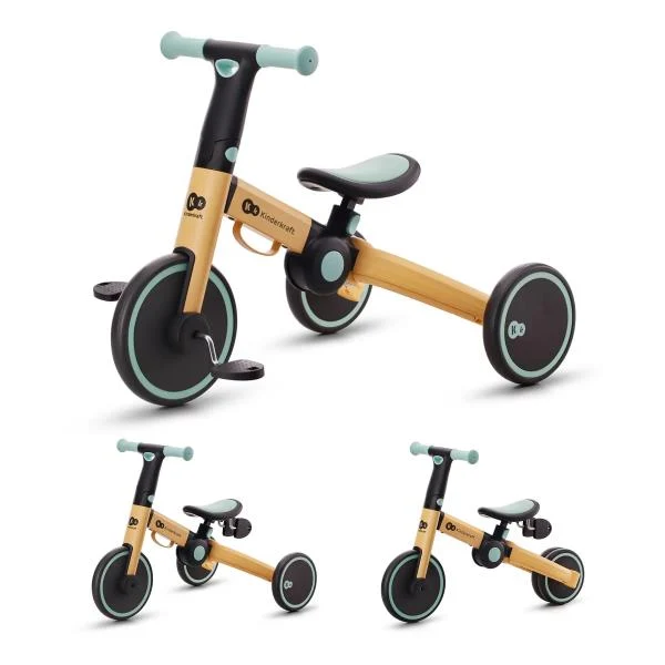 Триколісний велосипед 4TRIKE жовтий блакитний алюміній 88,5х50х43 см