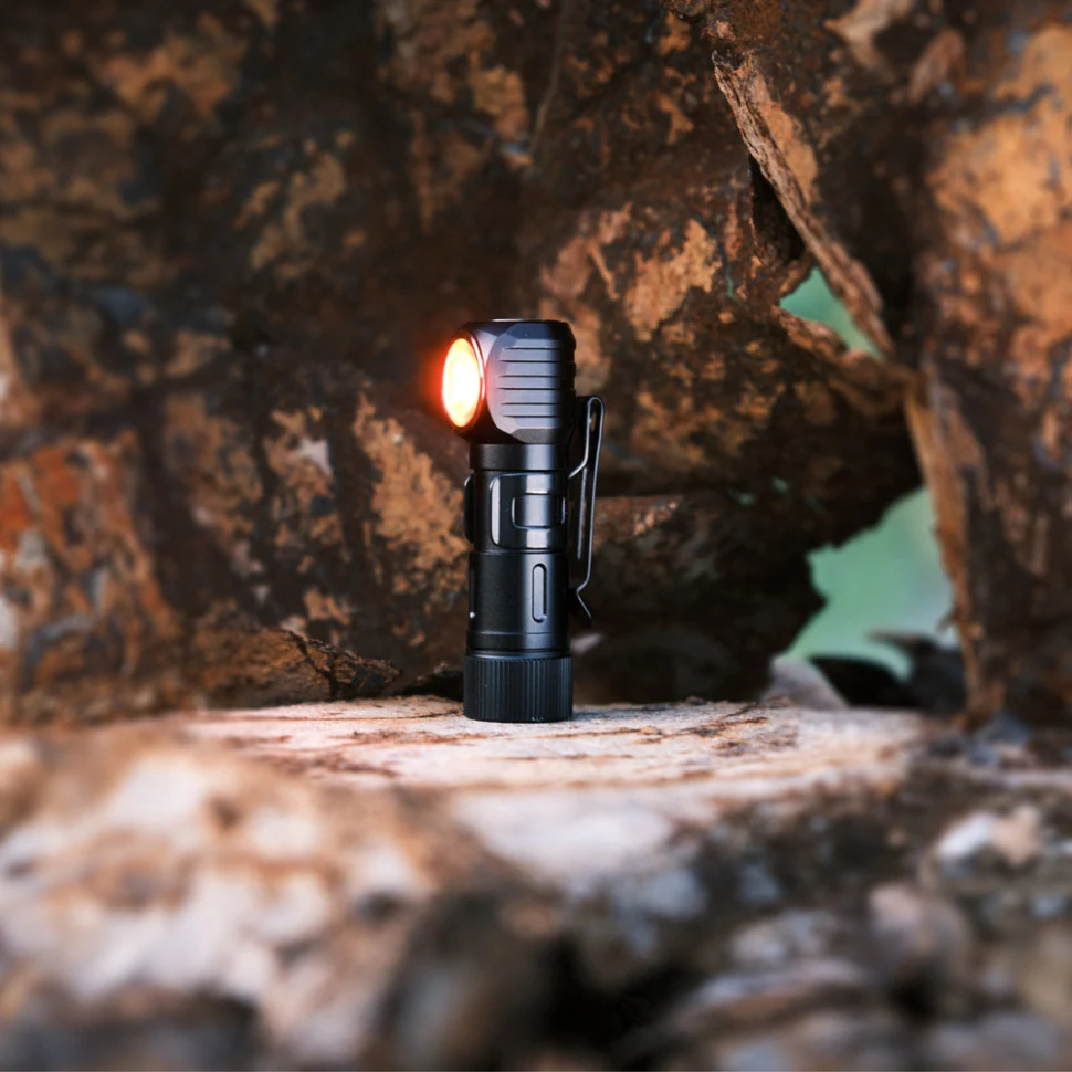 Фонарь налобный тактический Fenix Scout HM23 V2.0 200 лм алюминий черный 73,6х36х30 мм