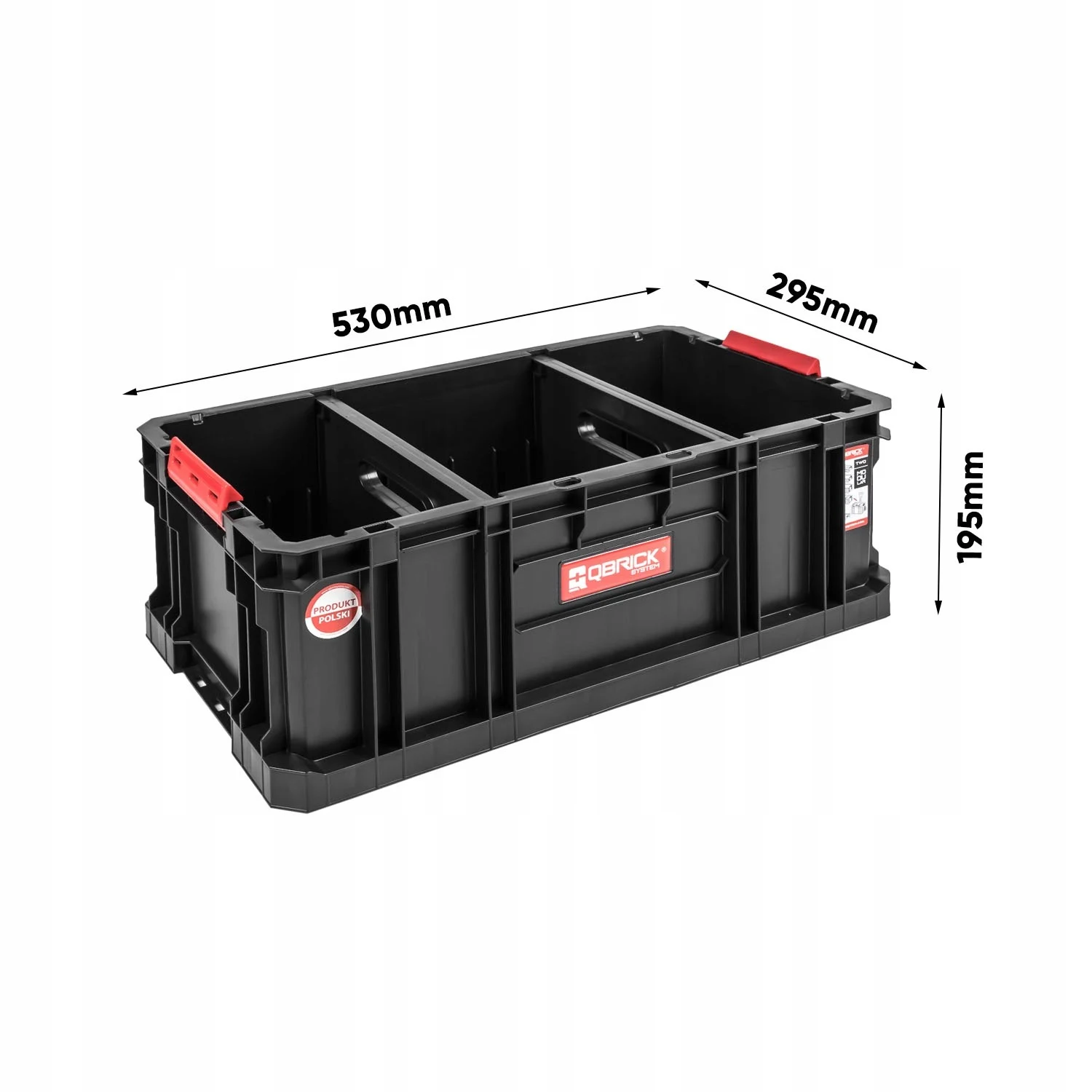 Ящик для інструментів QBRICK SYSTEM TWO BOX 200 FLEX 26л пластик 530x295x195 мм