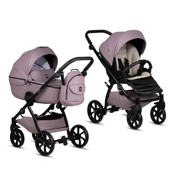 Універсальна коляска 2 в 1 Tutis Uno5 Plus ThermoCot ліловий 76x61x34 см шкіра