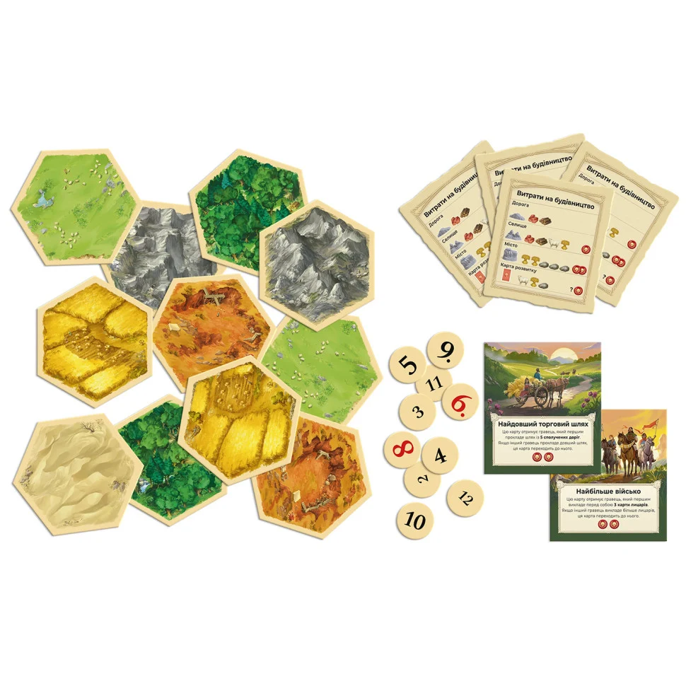 Настольная стратегическая игра CATAN R100UA для 3-4 игроков от 10 лет картон