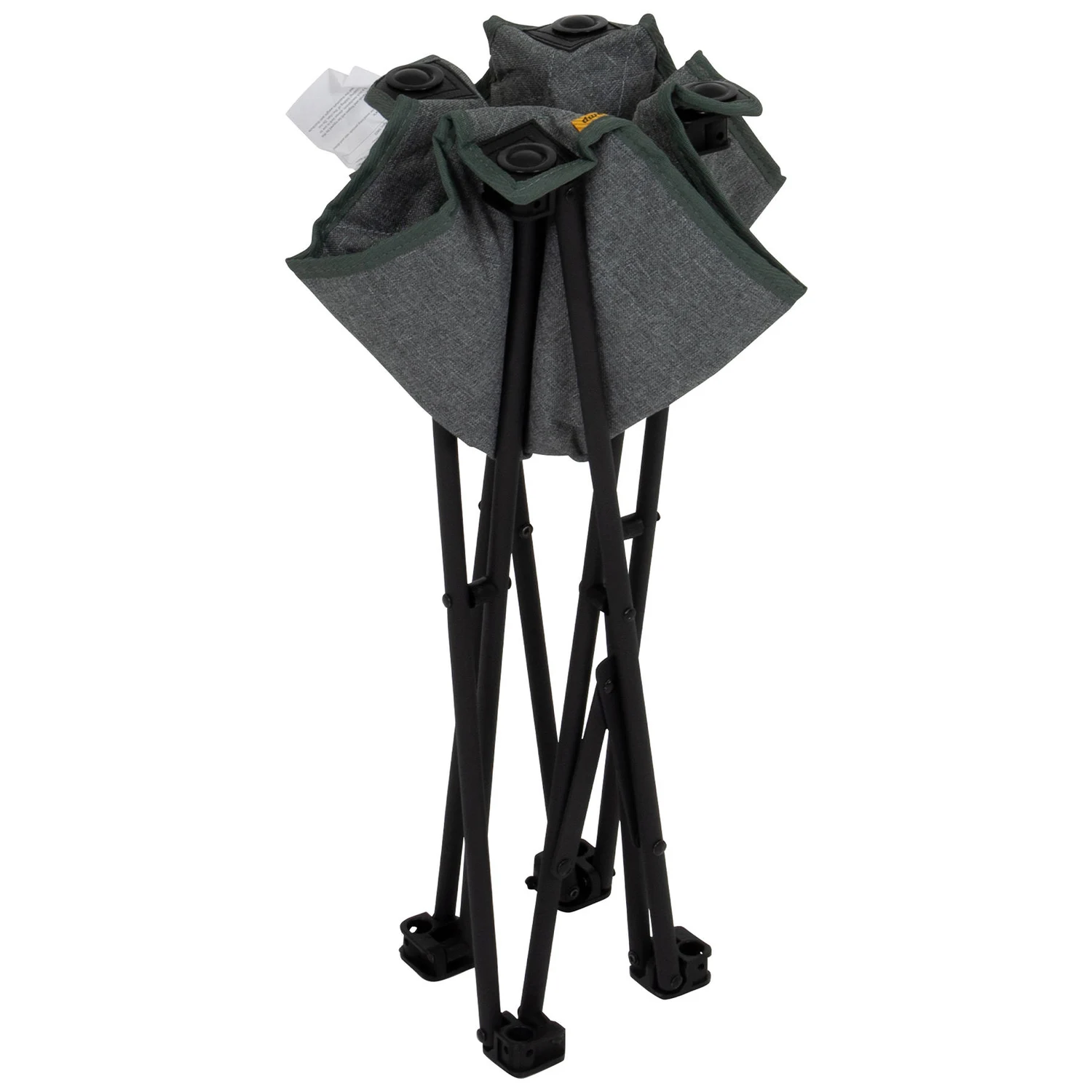 Розкладний стілець Bo-Camp Mentone 70 кг сталь Polyester 600D 44х44х41 см сірий