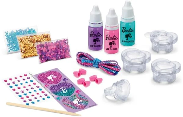 Косметичний набір Cra-Z-Art Barbie Sparkle Lockets для губ з кулонами 34068CRA