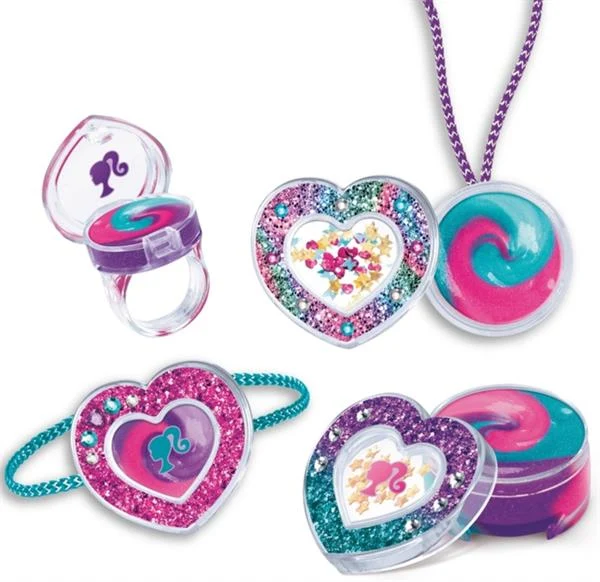 Косметичний набір Cra-Z-Art Barbie Sparkle Lockets для губ з кулонами 34068CRA