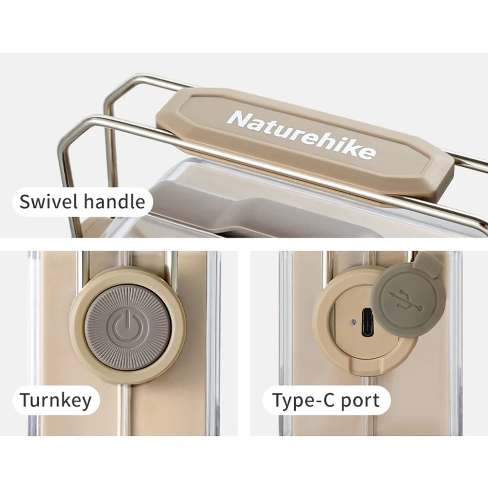Антимоскітний ліхтар Naturehike CNK2550ZM013 150 лм 10 Вт ABS-пластик оливковий 18х11х5,7 см