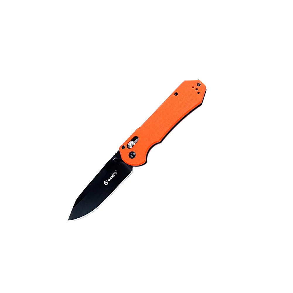 Складаний ніж Ganzo G7453-OR 21x9 см 440C чорний G10