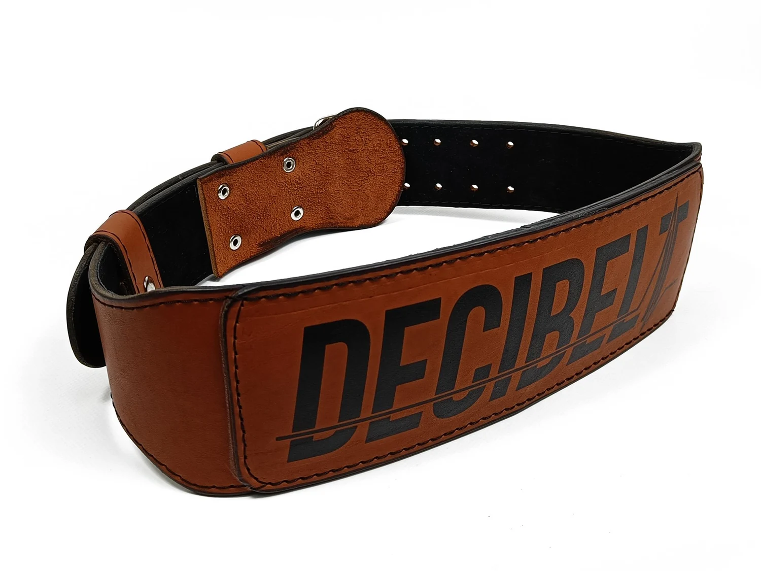 Пояс атлетичний DeciBelt 3XL шкіра коричневий 110-140 см