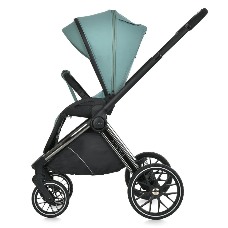 Універсальна коляска 2 в 1 PRESTIGE ME ME 1124-3 103х58,5х127 см алюміній зелена