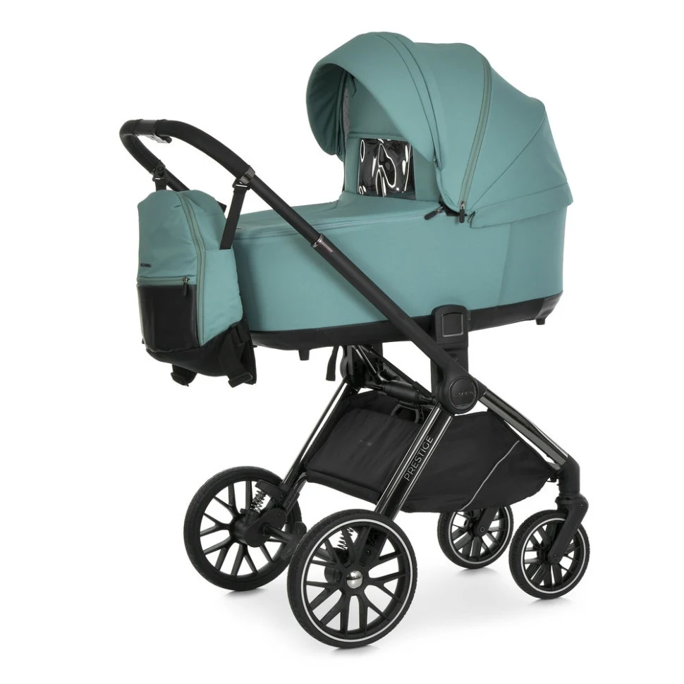 Універсальна коляска 2 в 1 PRESTIGE ME ME 1124-3 103х58,5х127 см алюміній зелена