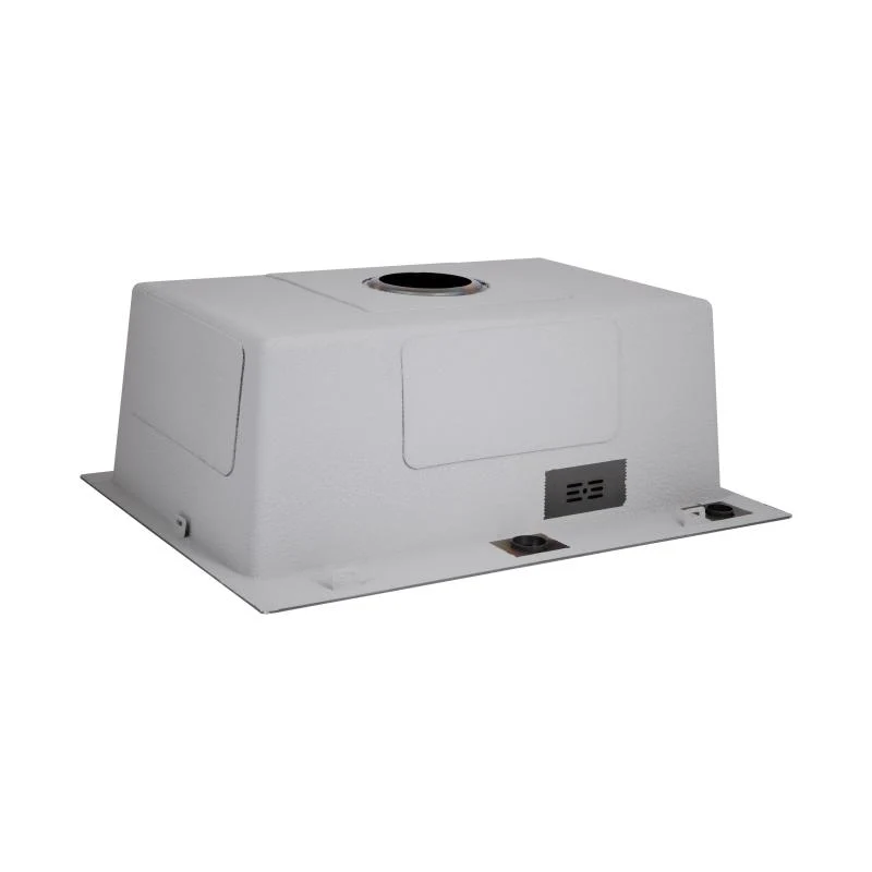 Мийка кухонна Lidz Handmade H5843B 3,0/1,0 мм Нержавіюча сталь Чорна 1 чаша