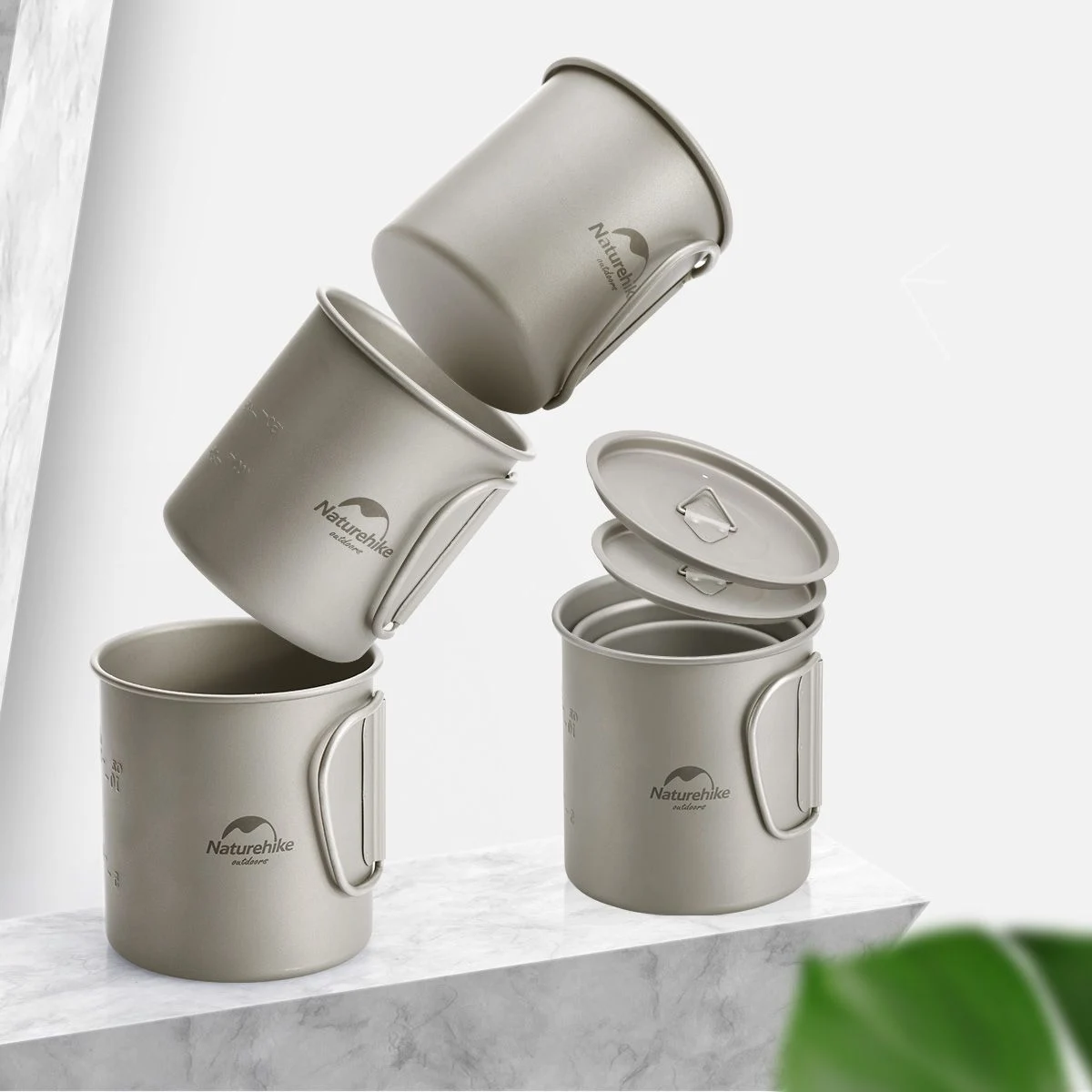 Кружка титанова 300 мл Naturehike NH20CJ005 титан 8х7 см