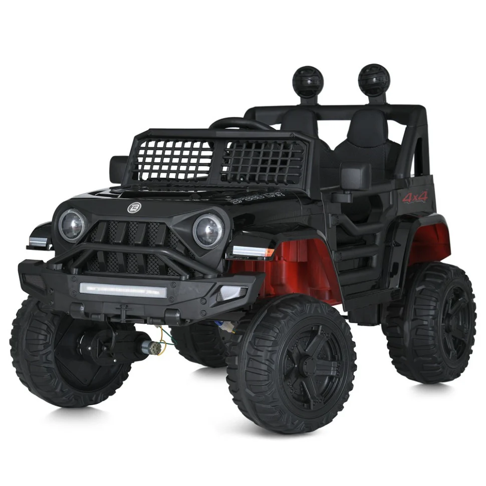Детський електромобіль джип Bambi Racer M 5836EBLRS-2 105x62x69 см екокожа синій