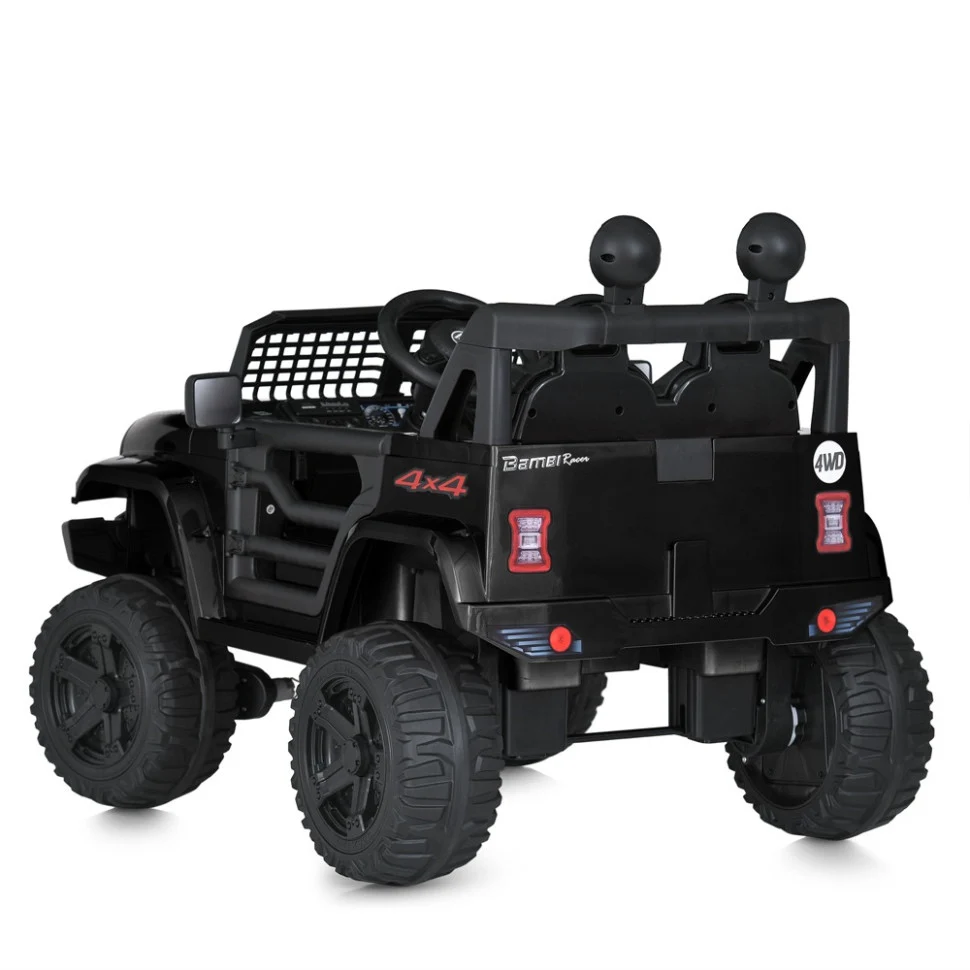Детський електромобіль джип Bambi Racer M 5836EBLRS-2 105x62x69 см екокожа синій