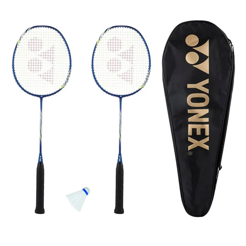 Набір для бадмінтону Yonex Basic Volt NE-YN-V500 2 ракетки, волан, чохол сталь/алюміній мультиколор 310 г