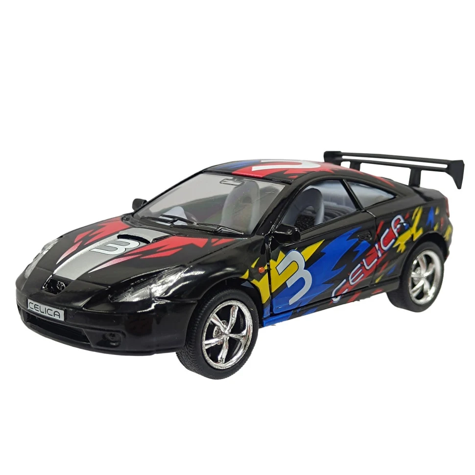 Іграшкова машинка Toyota Celica 1:32 метал, пластик чорна