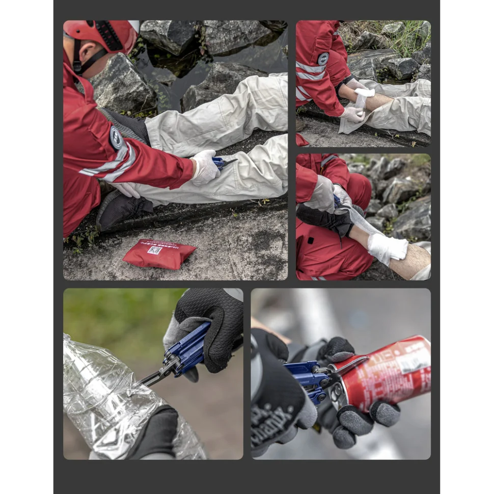 Мультитул Nextorch Pioneer MT20 14 функцій нержавіюча сталь 109х39х28 мм синій