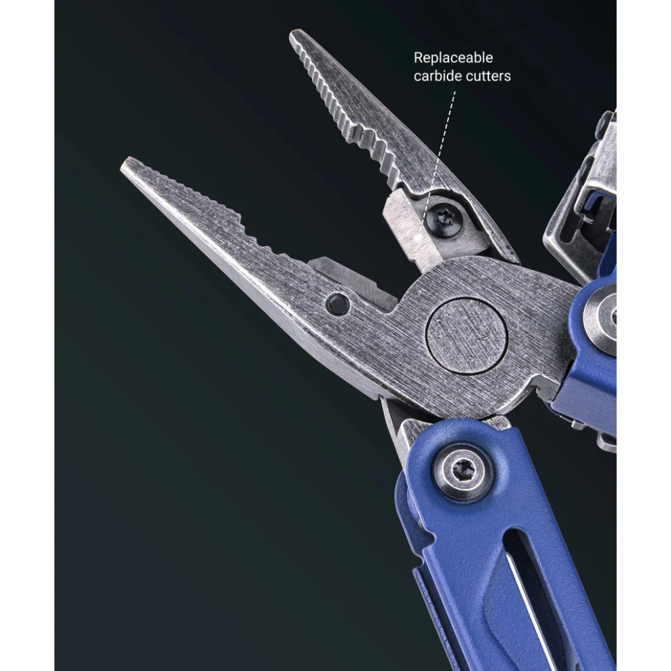 Мультитул Nextorch Pioneer MT20 14 функцій нержавіюча сталь 109х39х28 мм синій