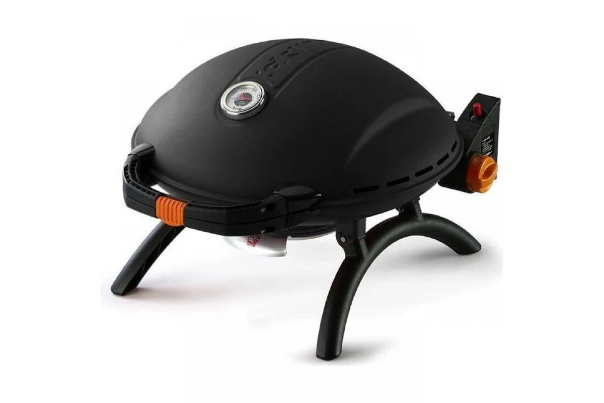 Портативний газовий гриль O-GRILL 900 58,5x27,6x56,7 см металевий чорний