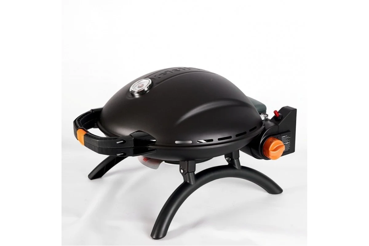 Портативний газовий гриль O-GRILL 900 58,5x27,6x56,7 см металевий чорний
