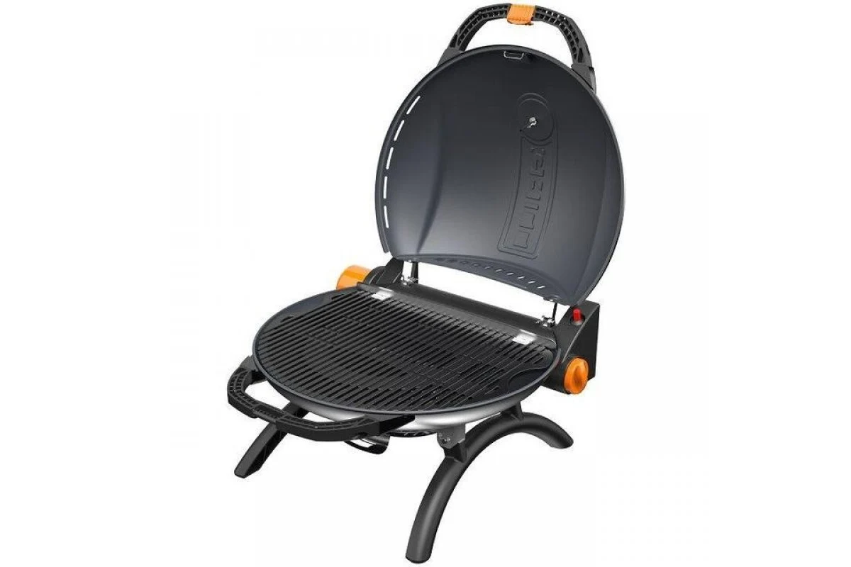 Портативний газовий гриль O-GRILL 900 58,5x27,6x56,7 см металевий чорний