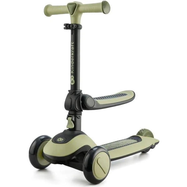 Самокат Kinderkraft Halley зелений 75,5x29x58 см PP + алюміній 3 кг